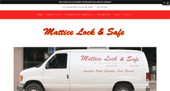 Desktop Screenshot of matticelock.com